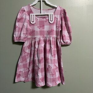 Pink Barbie Plaid Dress